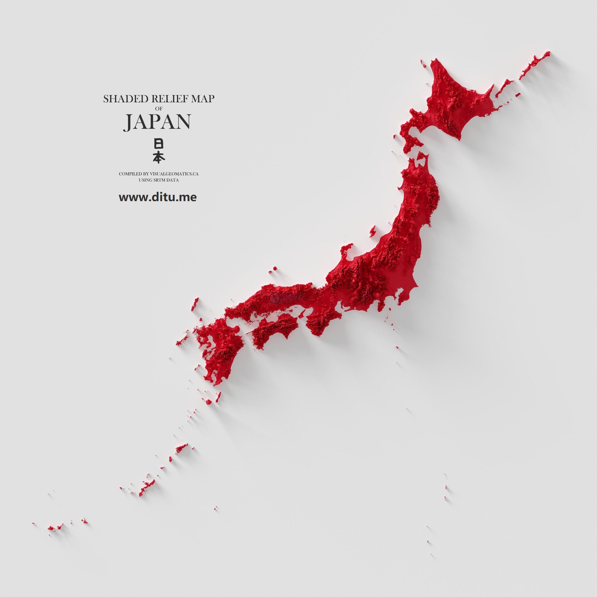 日本渲染地貌图，点击查看大图