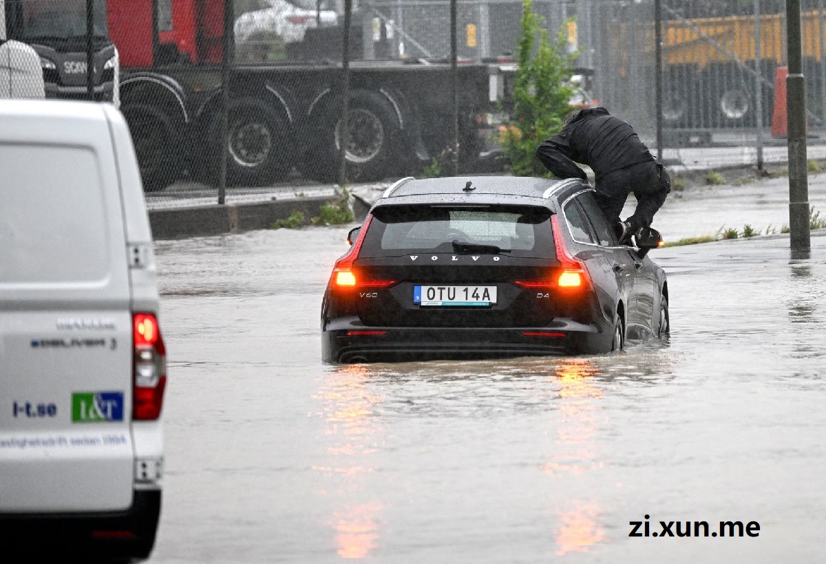 瑞典道路洪水