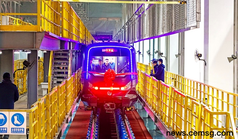 Carbon fiber subway train